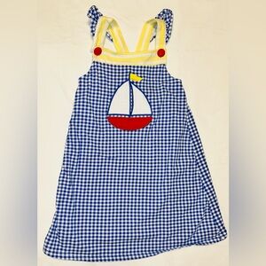Classic Whimsy sailboat dress sz 5 EUC smoke free home